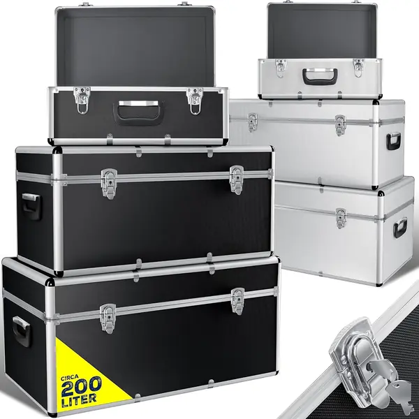 3er SET Alu Boxen