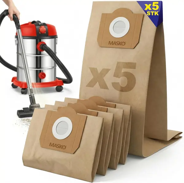 5X Beutel Ersatz Industriestaubsauger K-606S Staubsauger